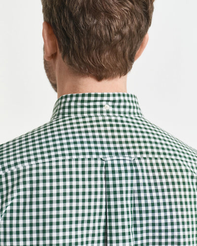 Πουκάμισο Καρό Gingham Poplin Σε Κανονική Γραμμή GANT