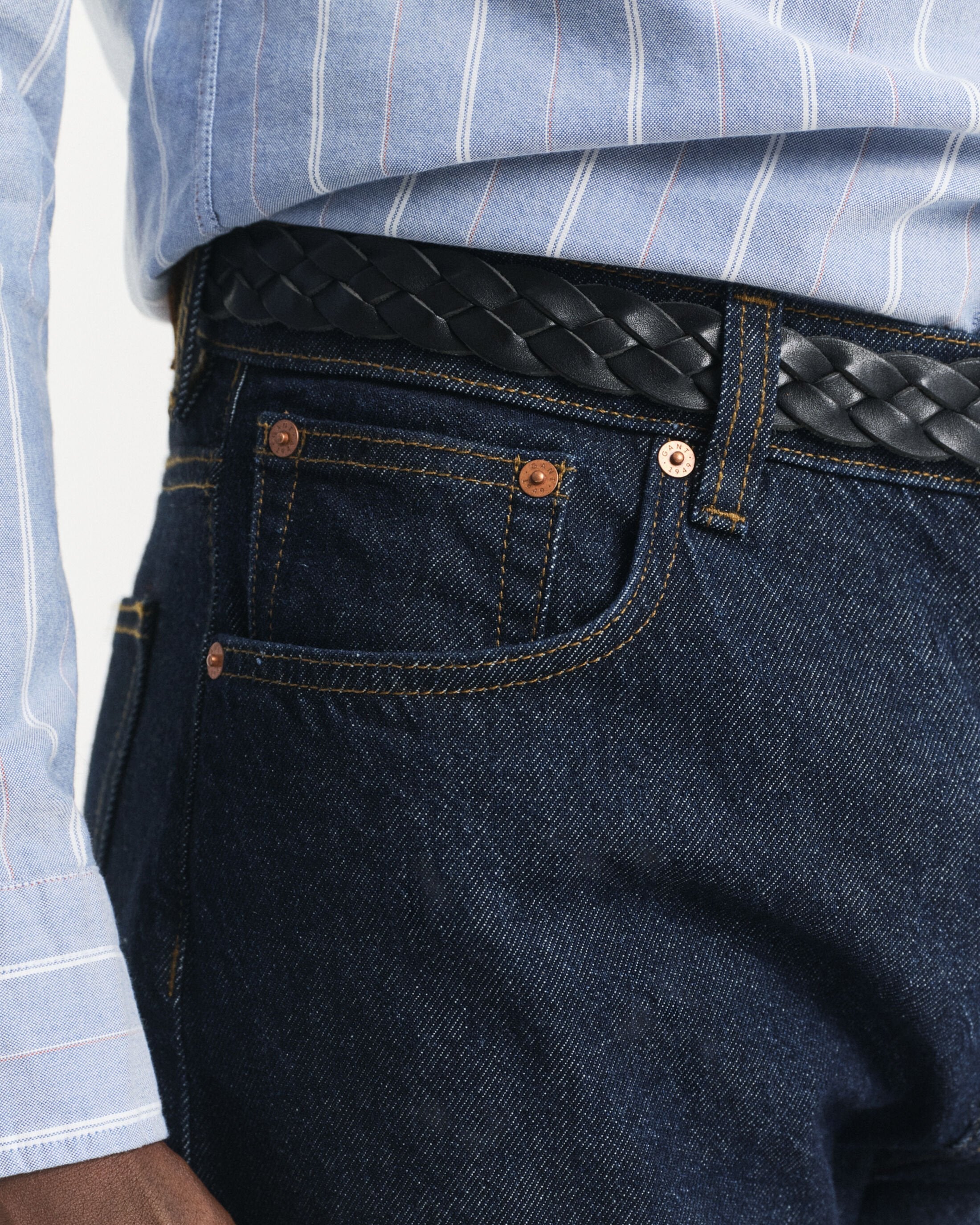 Παντελόνι Τζιν Σε Ίσια Γραμμή GANT