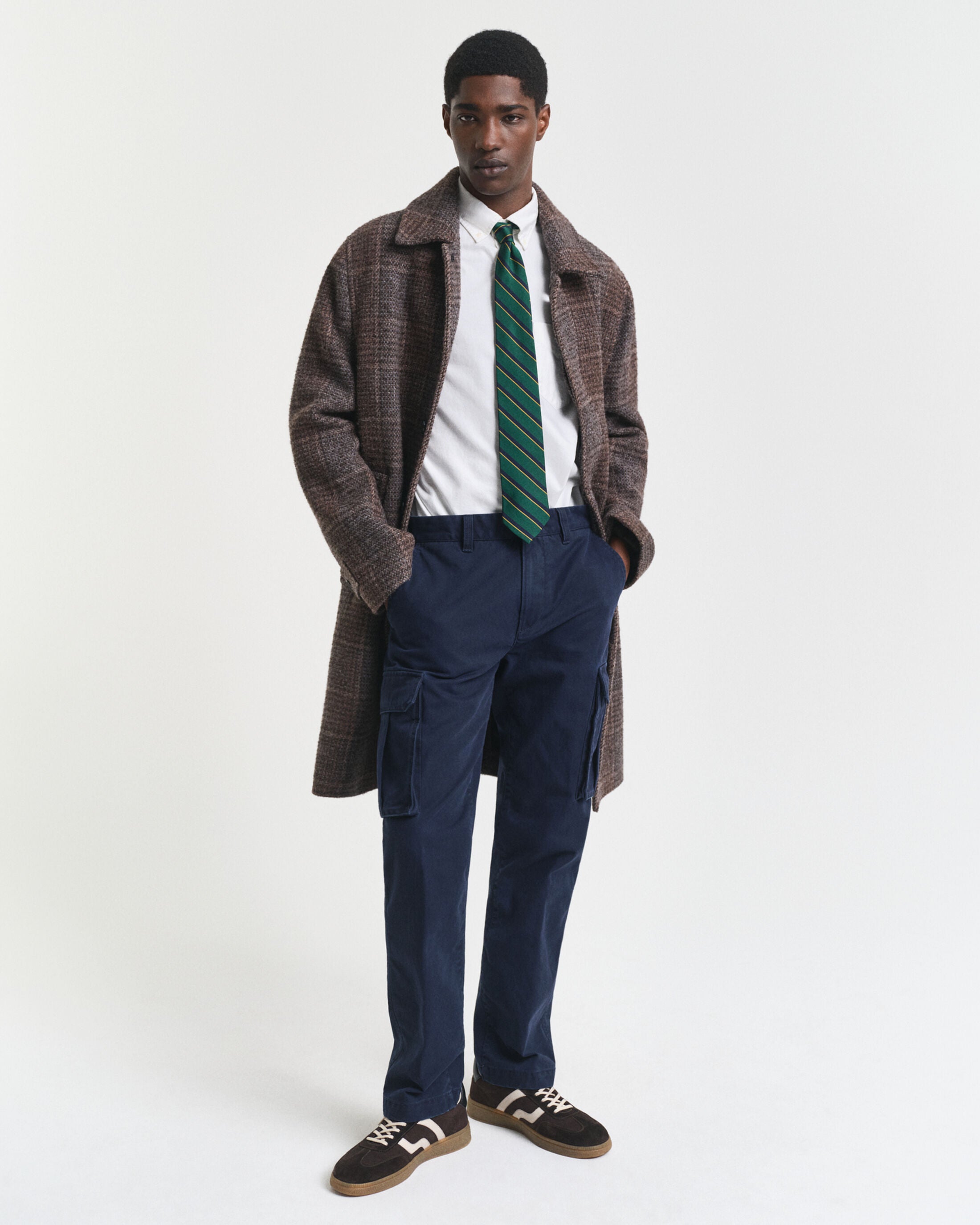 Παντελόνι Cargo Βαμβακερό Twill Σε Κανονική Γραμμή GANT