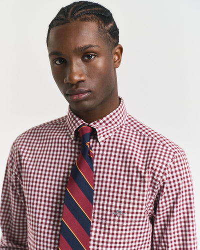 Πουκάμισο Καρό Gingham Poplin Σε Κανονική Γραμμή GANT