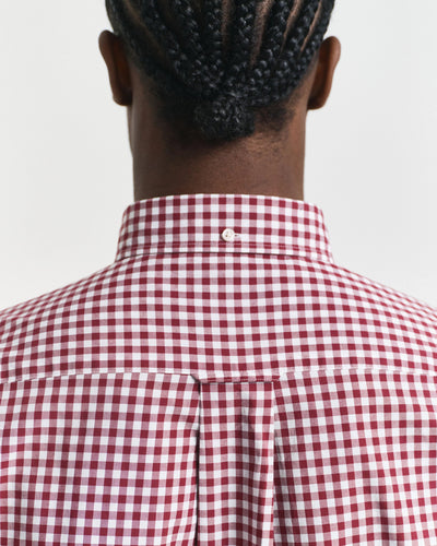 Πουκάμισο Καρό Gingham Poplin Σε Κανονική Γραμμή GANT