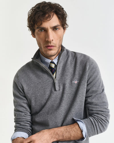 Bαμβακερό Πουλόβερ Half-zip GANT
