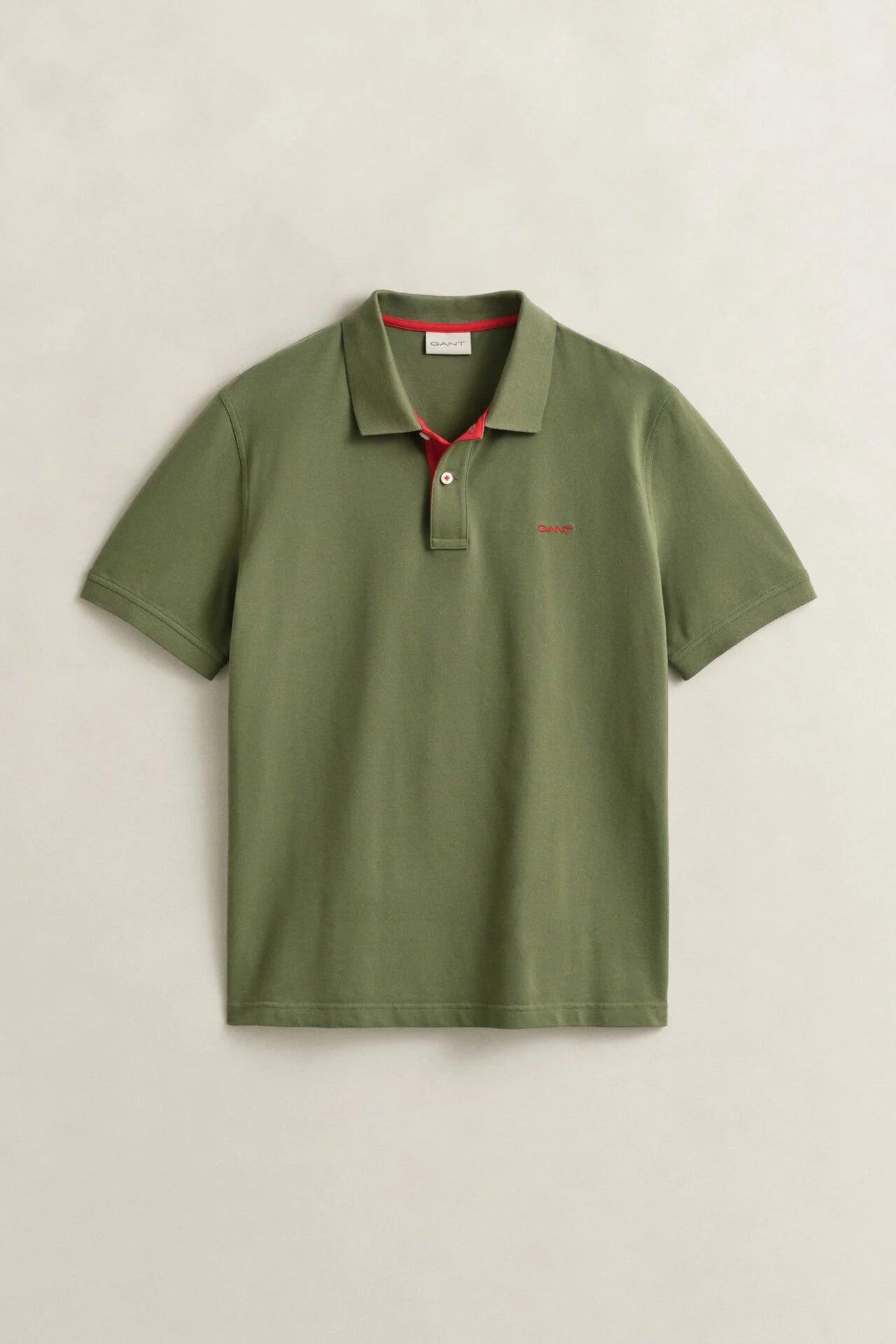 Μπλούζα Πόλο Piqué Με Χρωματική Αντίθεση GANT