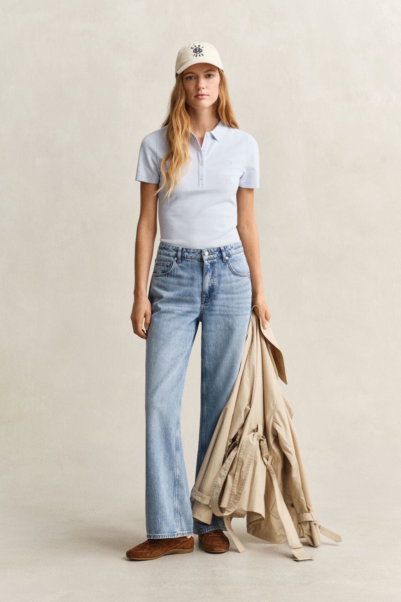 Μπλούζα Πόλο Πικέ Σε Στενή Γραμμή