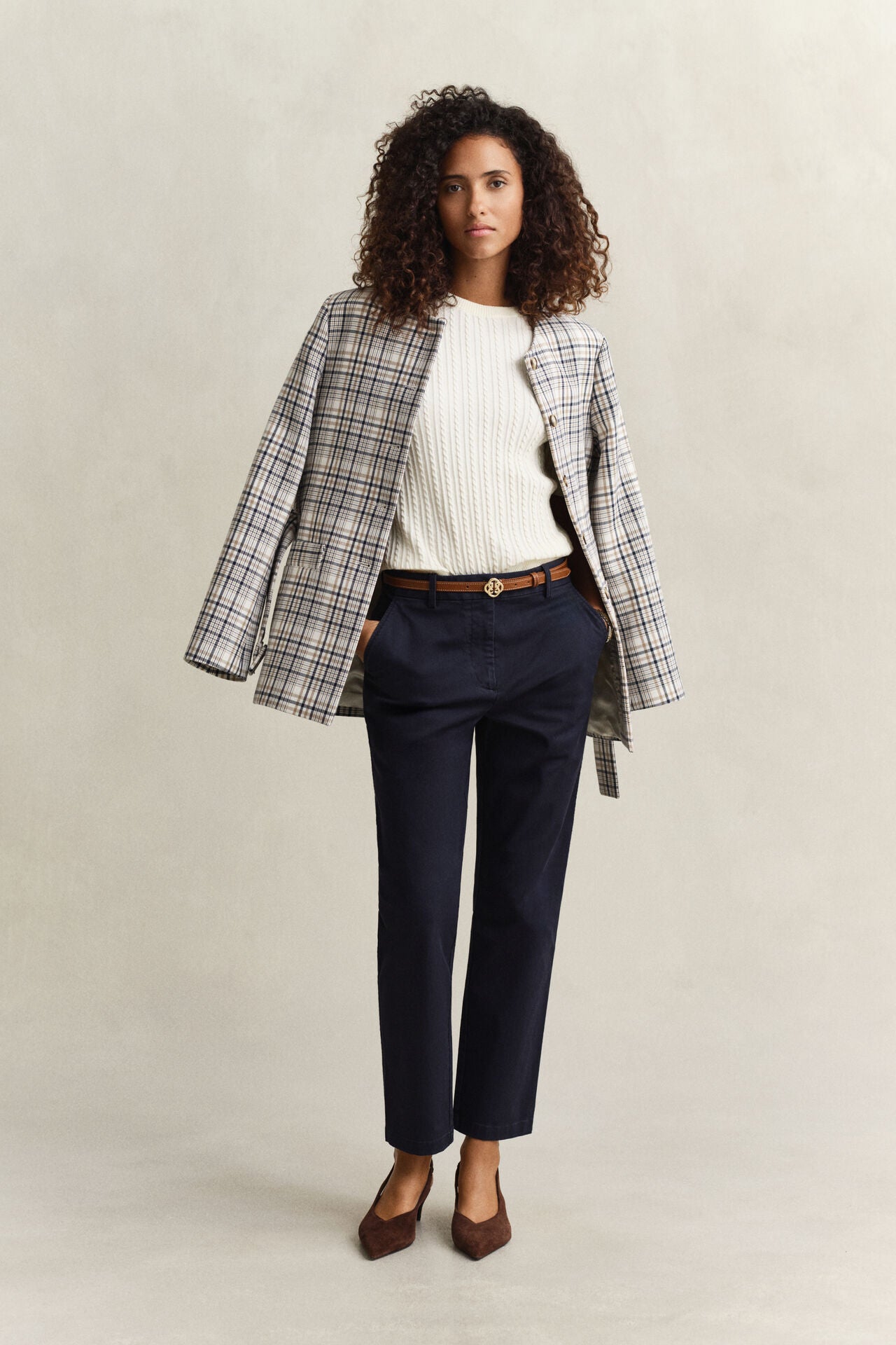 Παντελόνι Chinos Σε Στενή Γραμμή