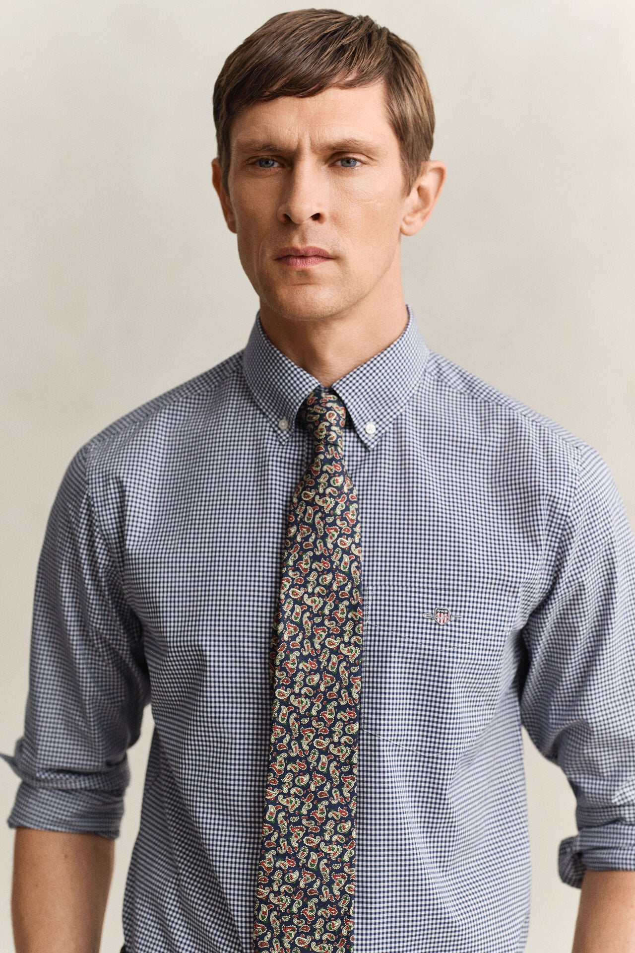 Πουκάμισο Ποπλίνα Με Καρό Gingham GANT