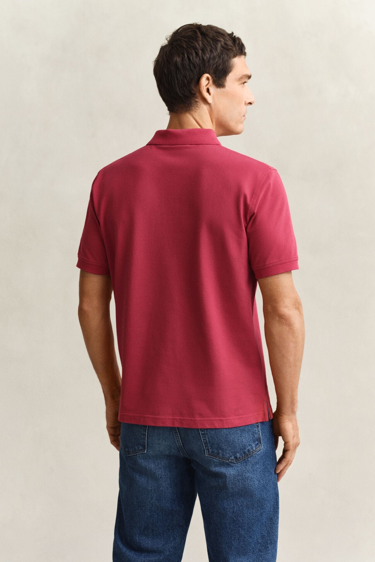 Μπλούζα Πόλο Piqué Με Χρωματική Αντίθεση GANT