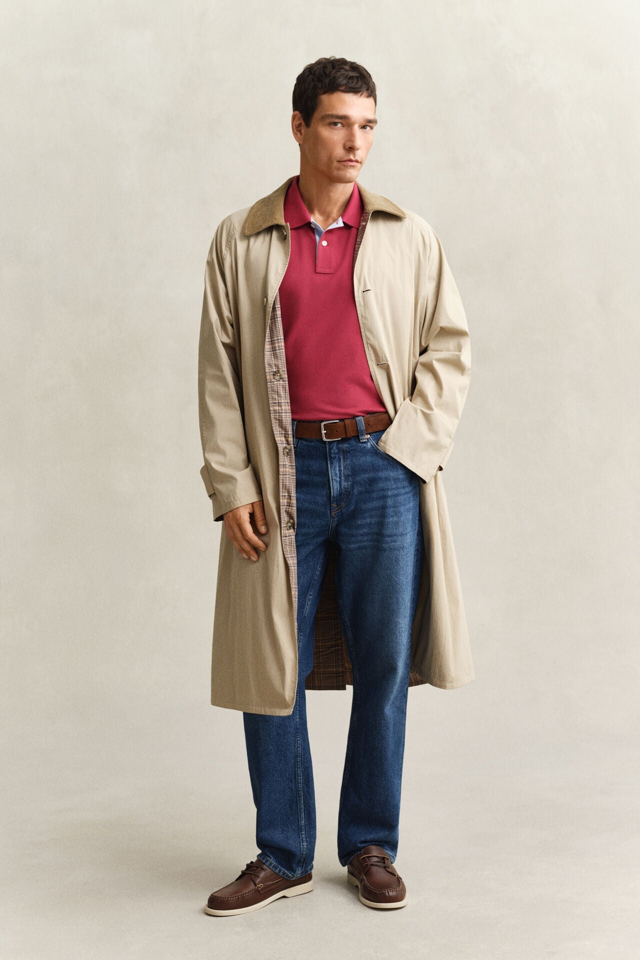 Μπλούζα Πόλο Piqué Με Χρωματική Αντίθεση