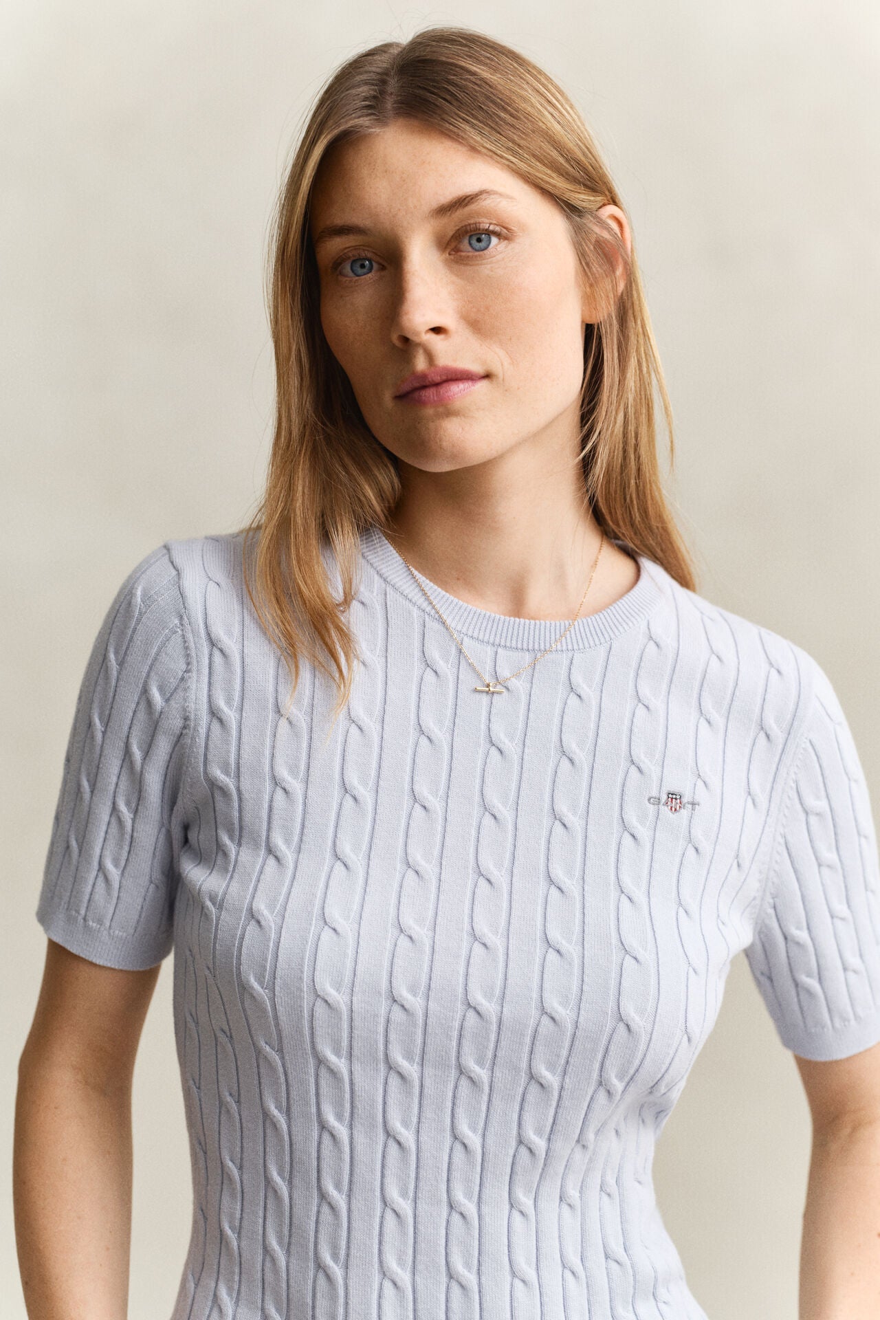 Πουλόβερ Mε Κοντά Μανίκια & Λογότυπο Archive Shield GANT