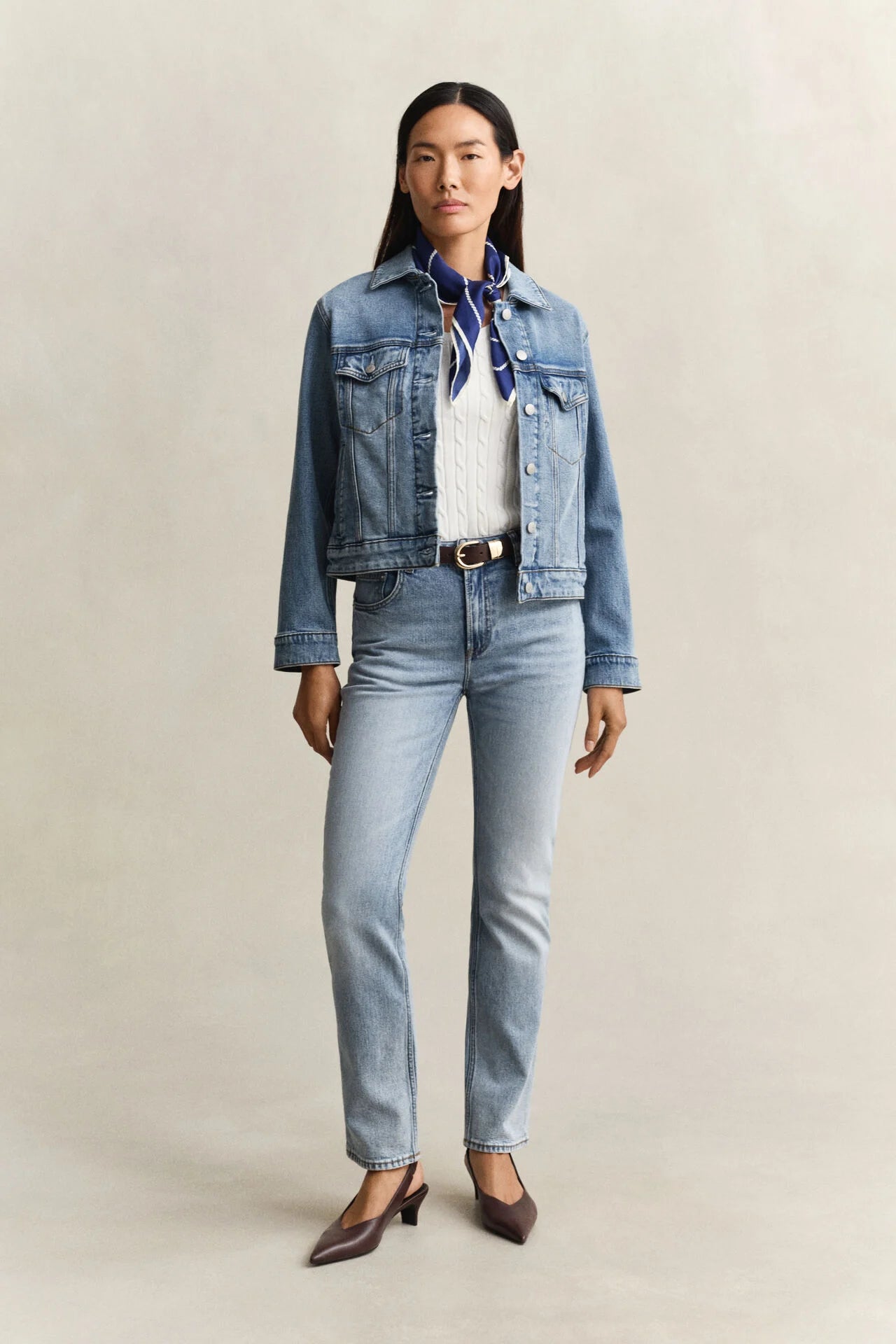 Αμάνικο Τοπ Με Πλέξη Cable GANT