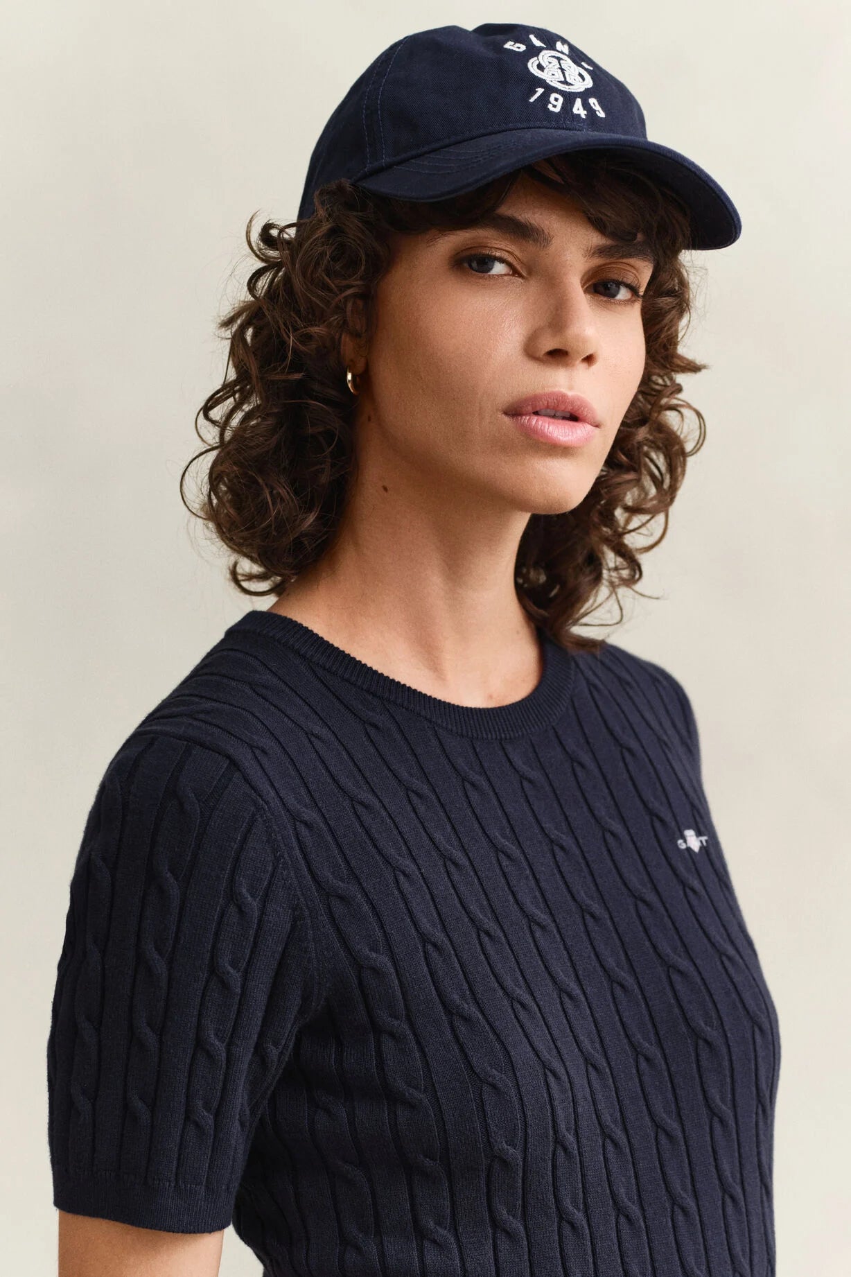 Πουλόβερ Mε Κοντά Μανίκια & Λογότυπο Archive Shield GANT