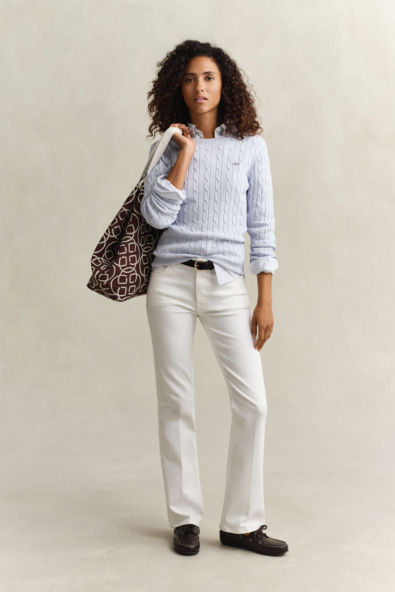 Πουλόβερ Βαμβακερό Με Πλέξη Cable GANT