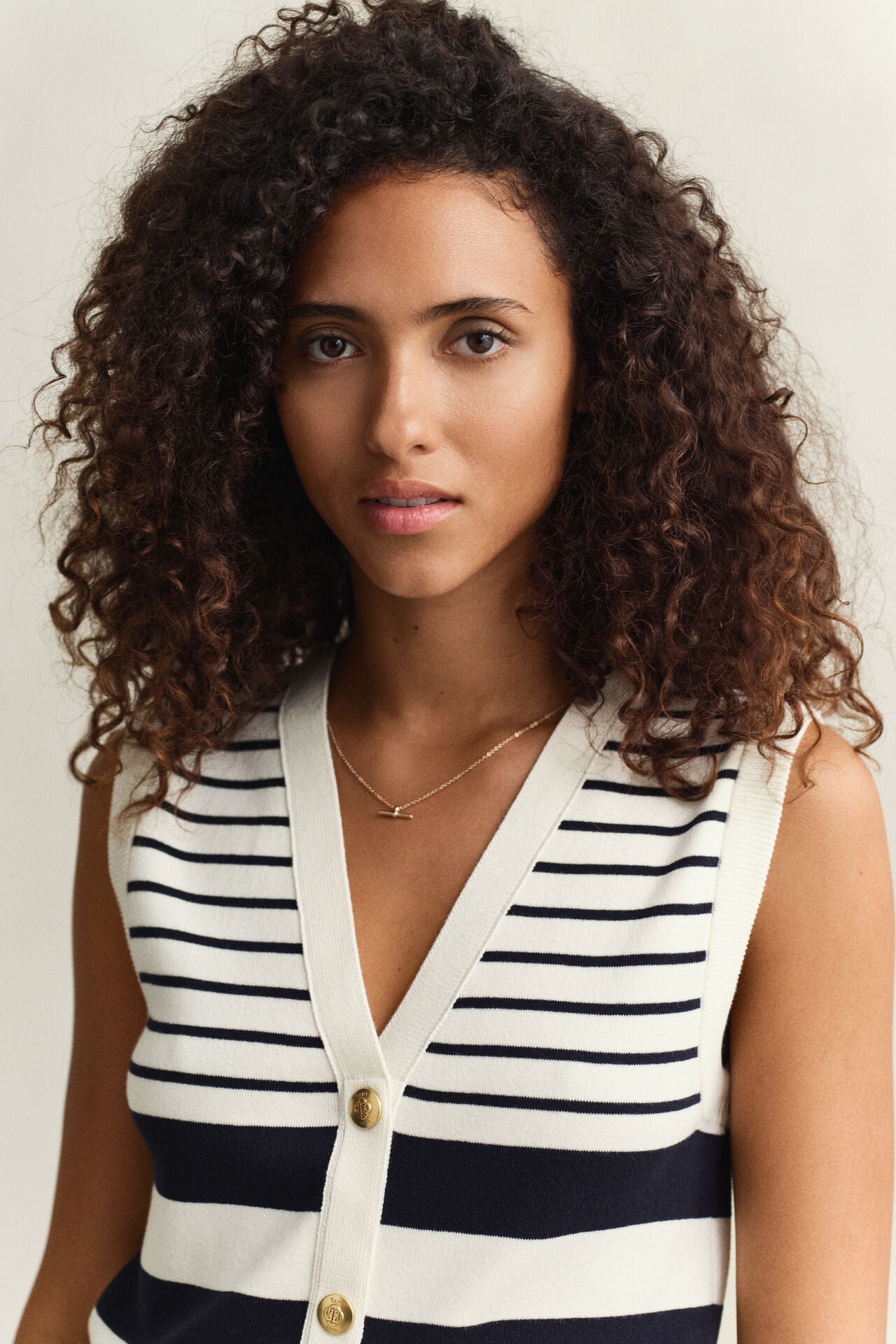 Ριγέ Πλεκτό Γιλέκο GANT