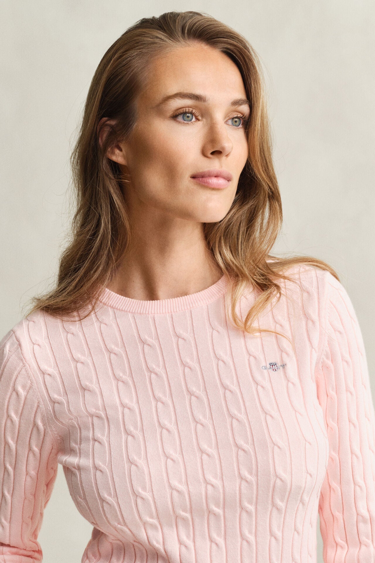 Πουλόβερ Βαμβακερό Με Πλέξη Cable GANT