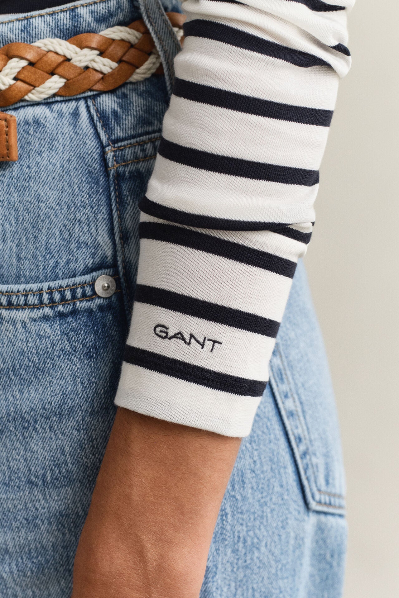 Μακρυμάνικη Μπλούζα Με Ρίγες Βreton GANT