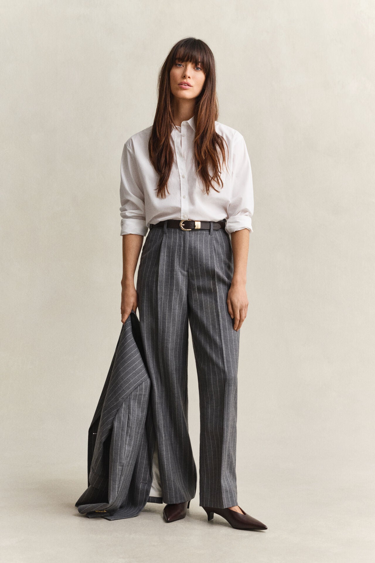 Tailored Παντελόνι Με Ρίγες Pinstripe