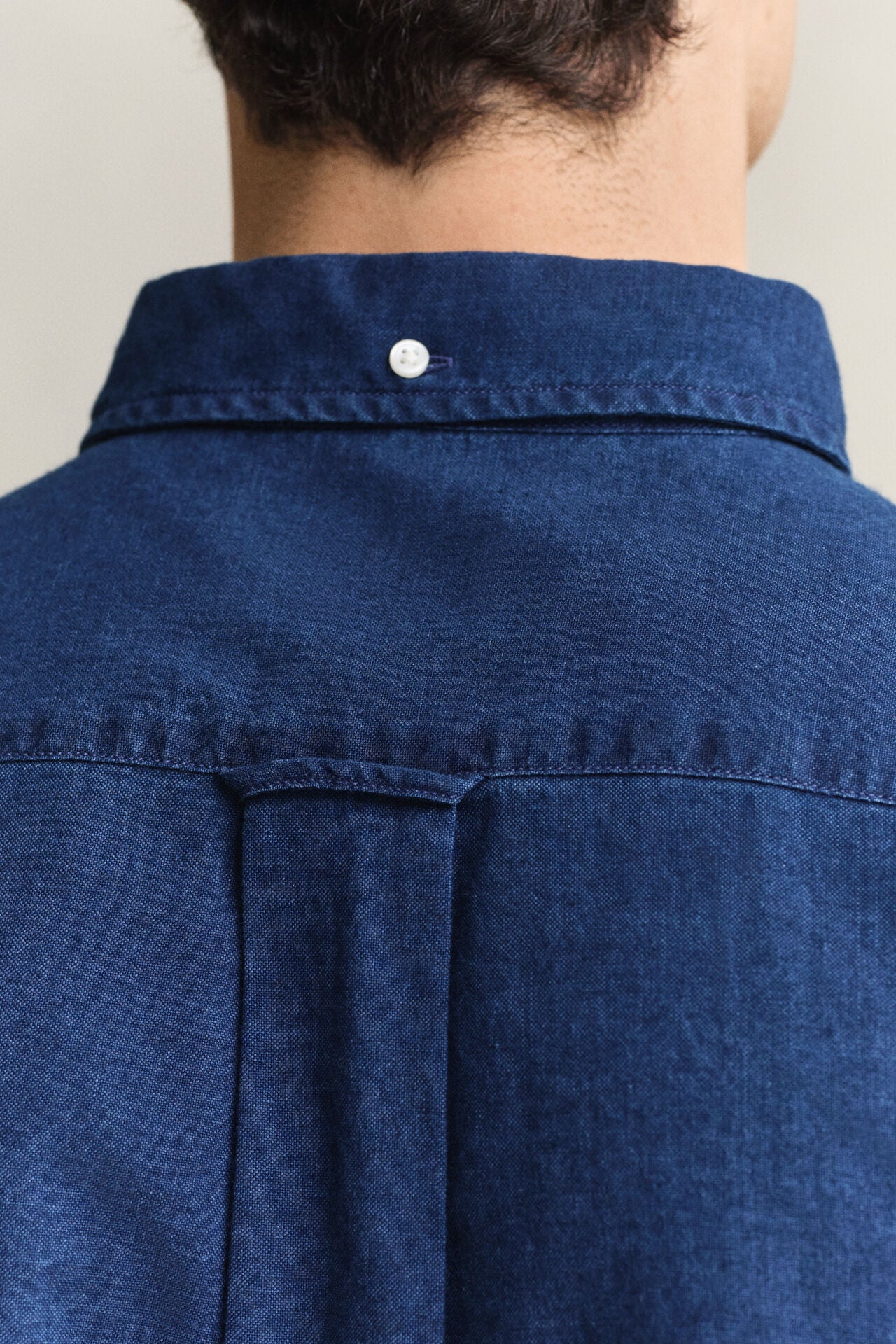 Πουκάμισο Indigo Oxford Σε Κανονική Γραμμή