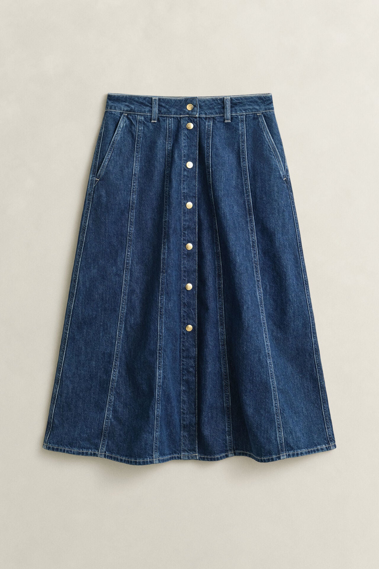 Denim Flared Φούστα