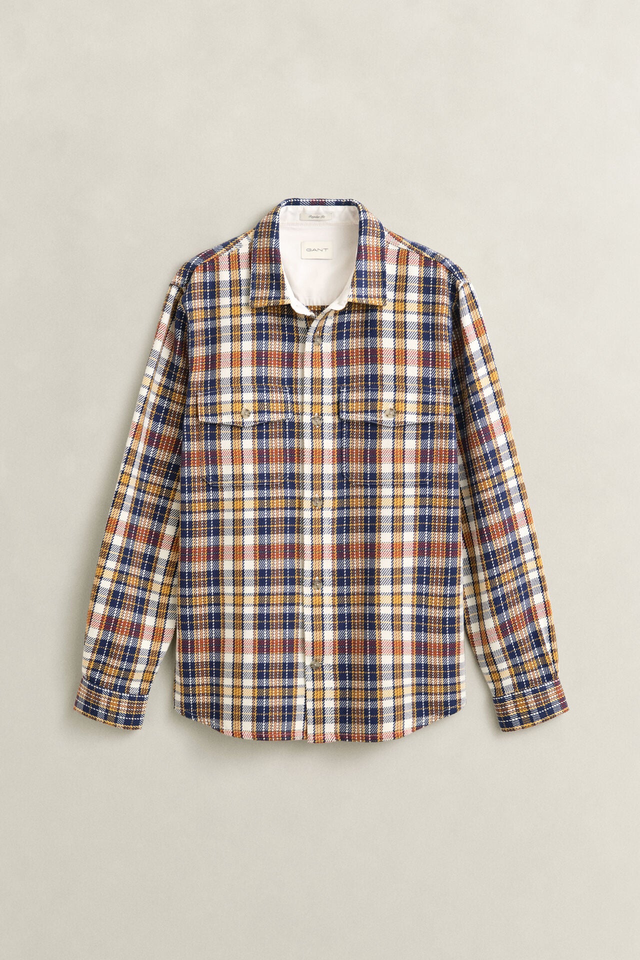 Καρό Twill Overshirt