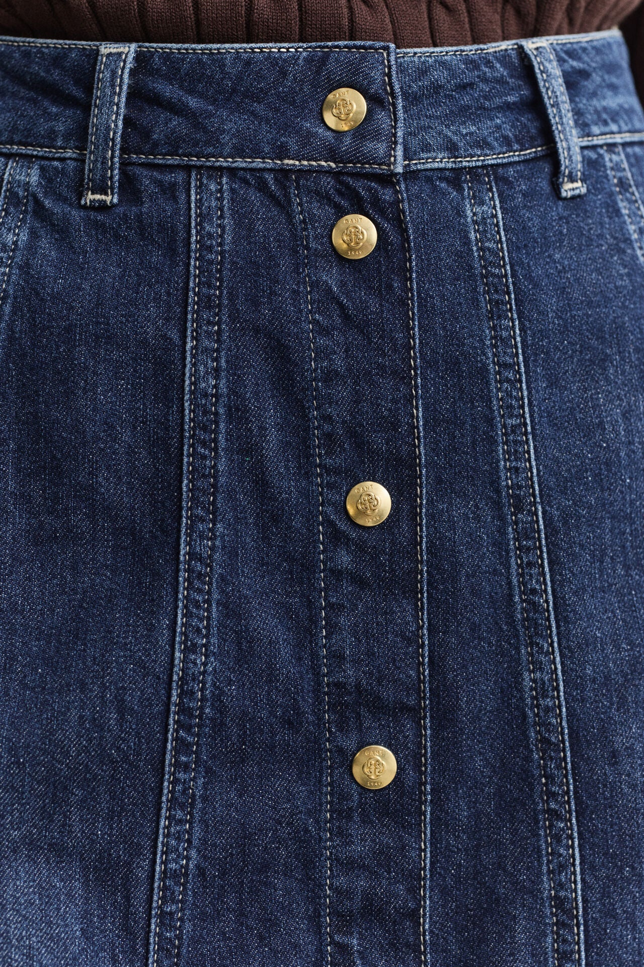 Denim Flared Φούστα