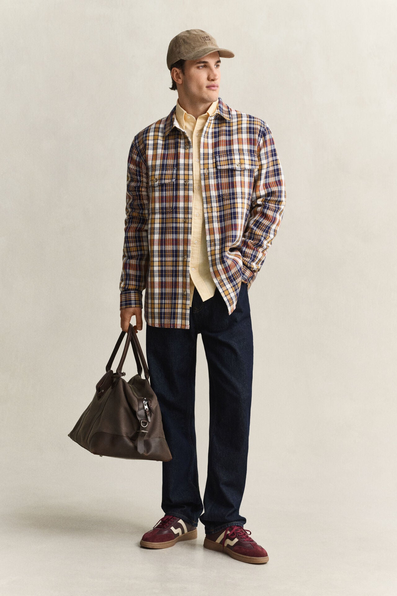 Καρό Twill Overshirt