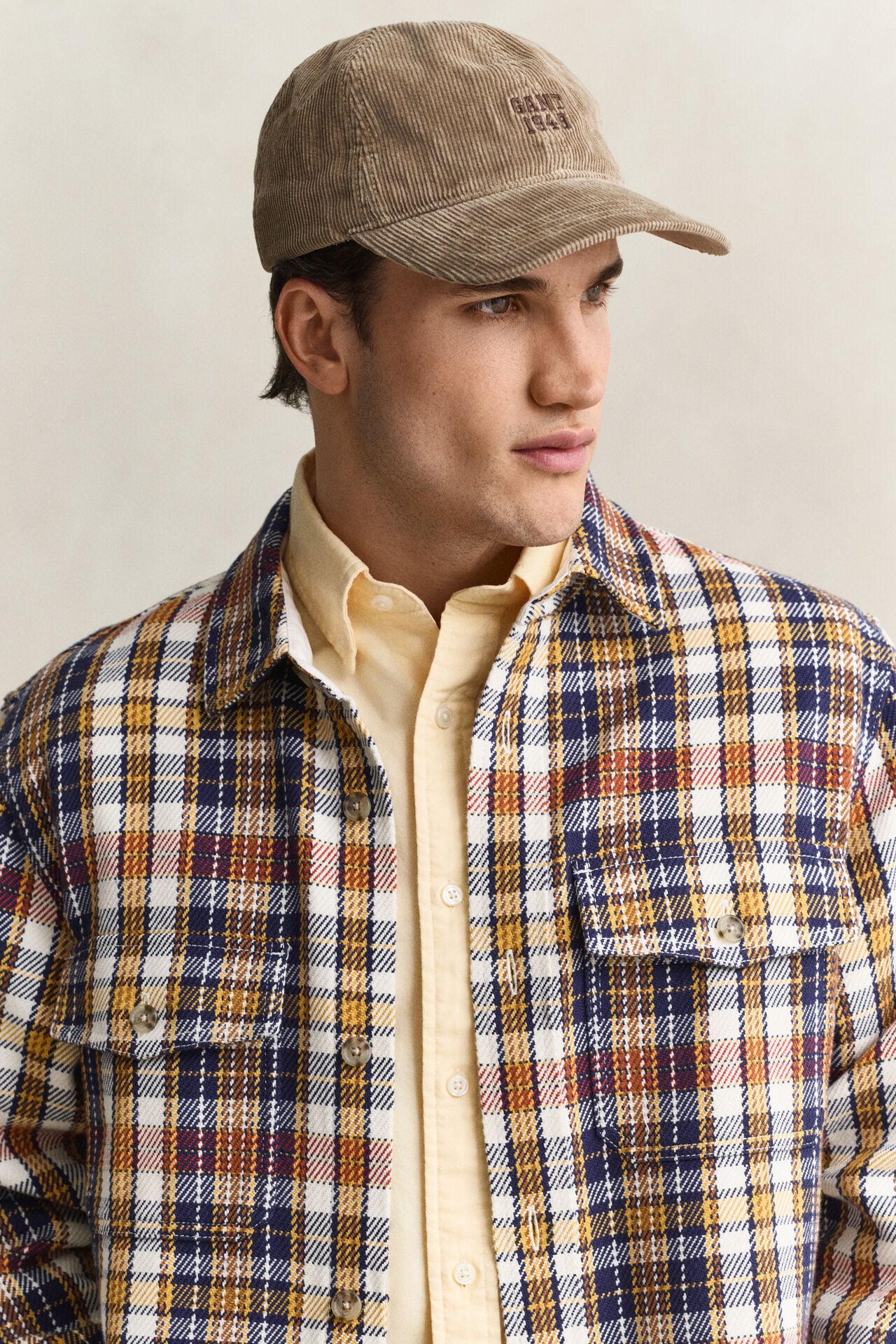 Καρό Twill Overshirt