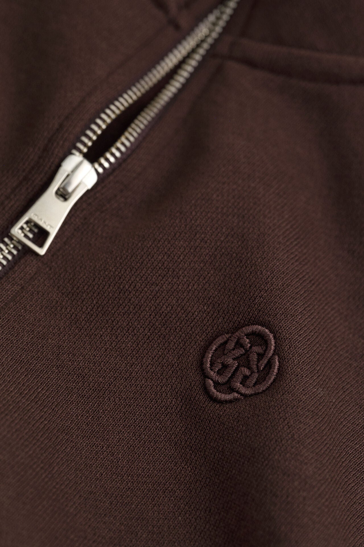Κεντημένο Φούτερ Charm Half-Zip